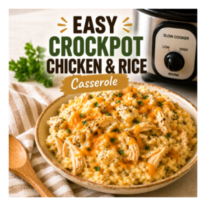 Easy Chicken and Rice Crockpot Recipe