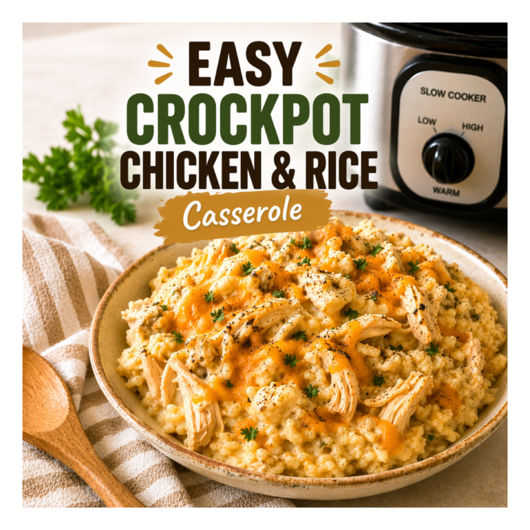 Easy Chicken and Rice Crockpot Recipe